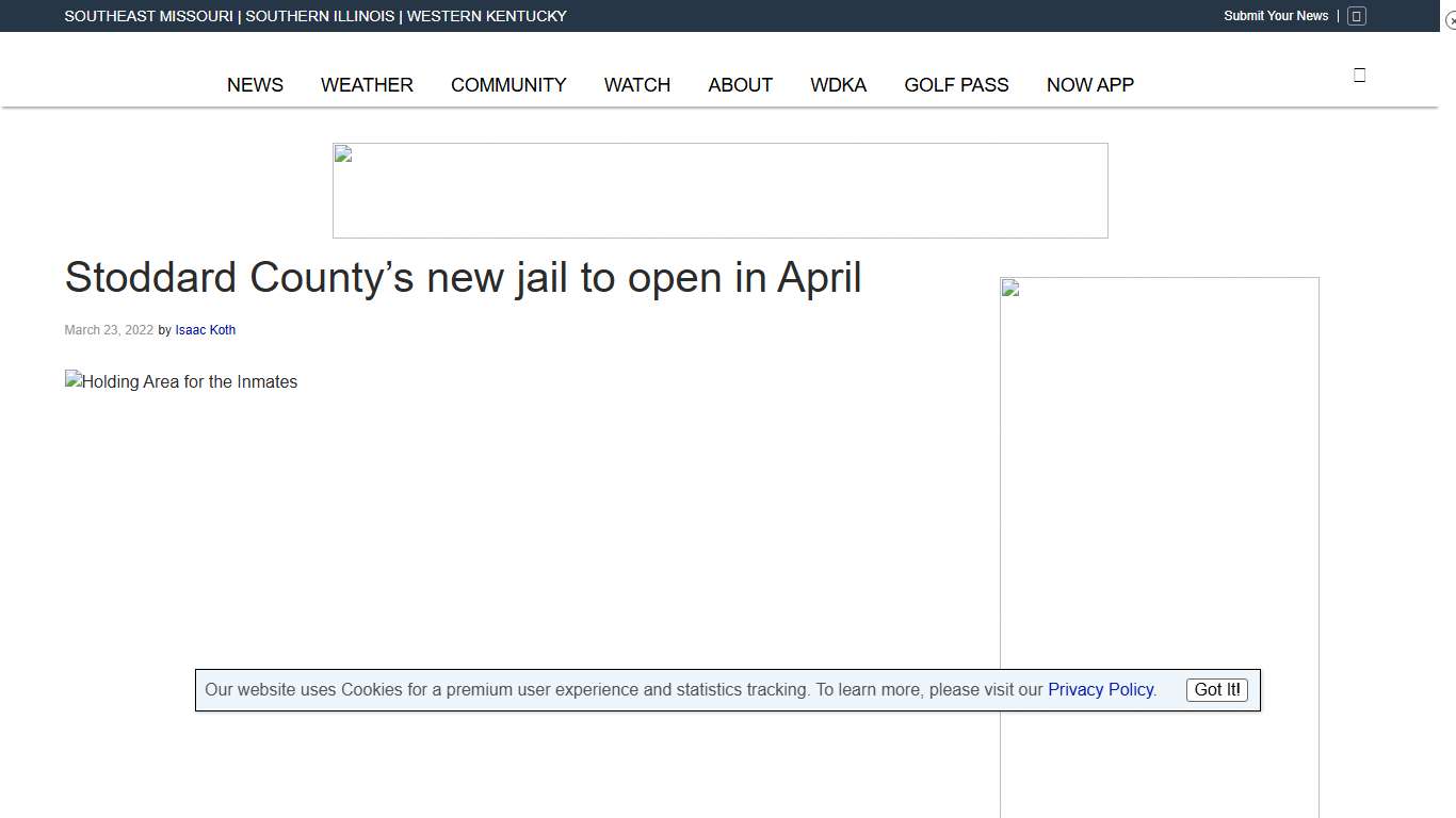 Stoddard County’s new jail to open in April - KBSI FOX23 News Cape Girardeau News | Paducah News